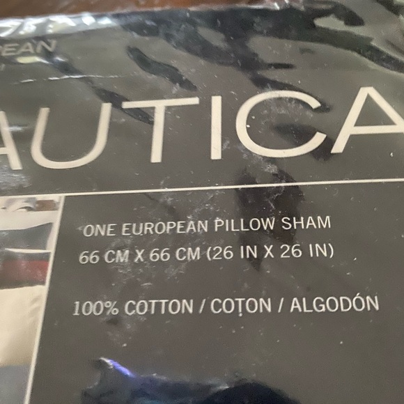 European Nautical dark navy pillow shams - Picture 4 of 5